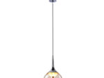 Colgante de Cristal Redondo LED 1.10 m de Altura, 5 W, Luz Suave Cálida, LED integrado 5CTLLED102MV30CT